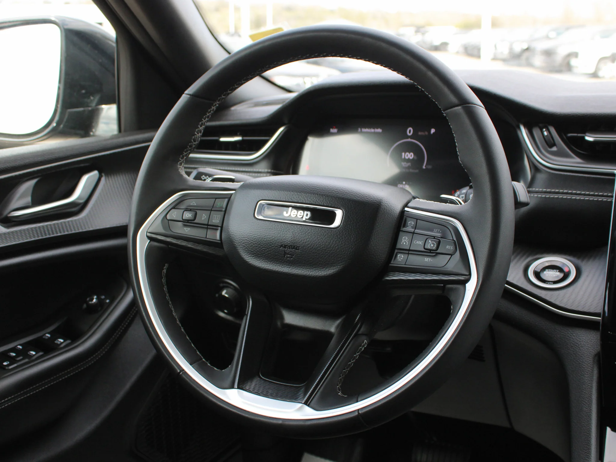 Certified Used 2025 Black Jeep Altitude * V6 | Heated Seats | Trailer Tow Package  | Wireless Charger | Sunroof | Adaptive Cruise image 6