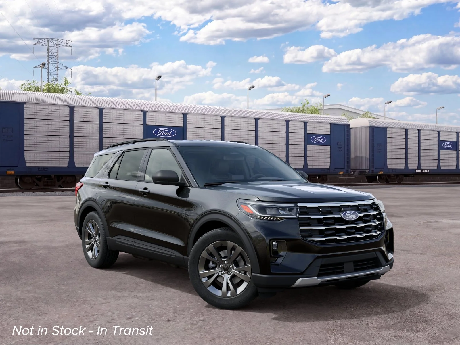 New 2027 Agate Black Metallic Ford Active image 4