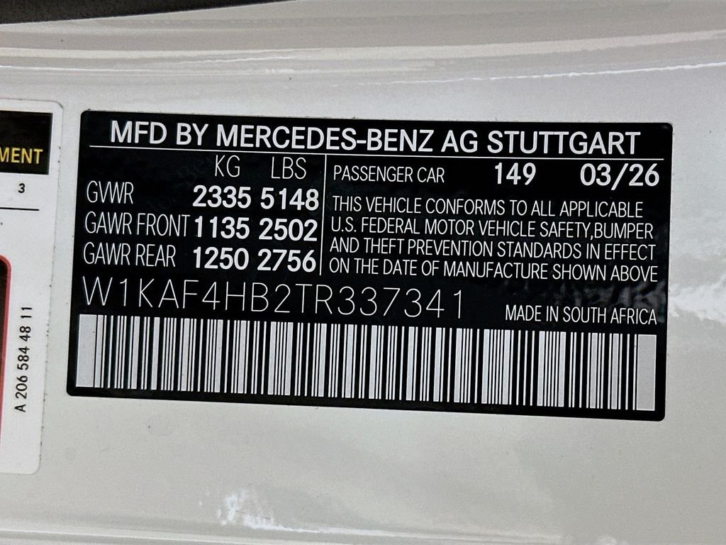 New 2026 Polar White Mercedes-Benz C 300 image 33