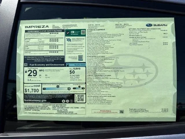 New 2026 ICE SILVER METALLIC Subaru RS image 32