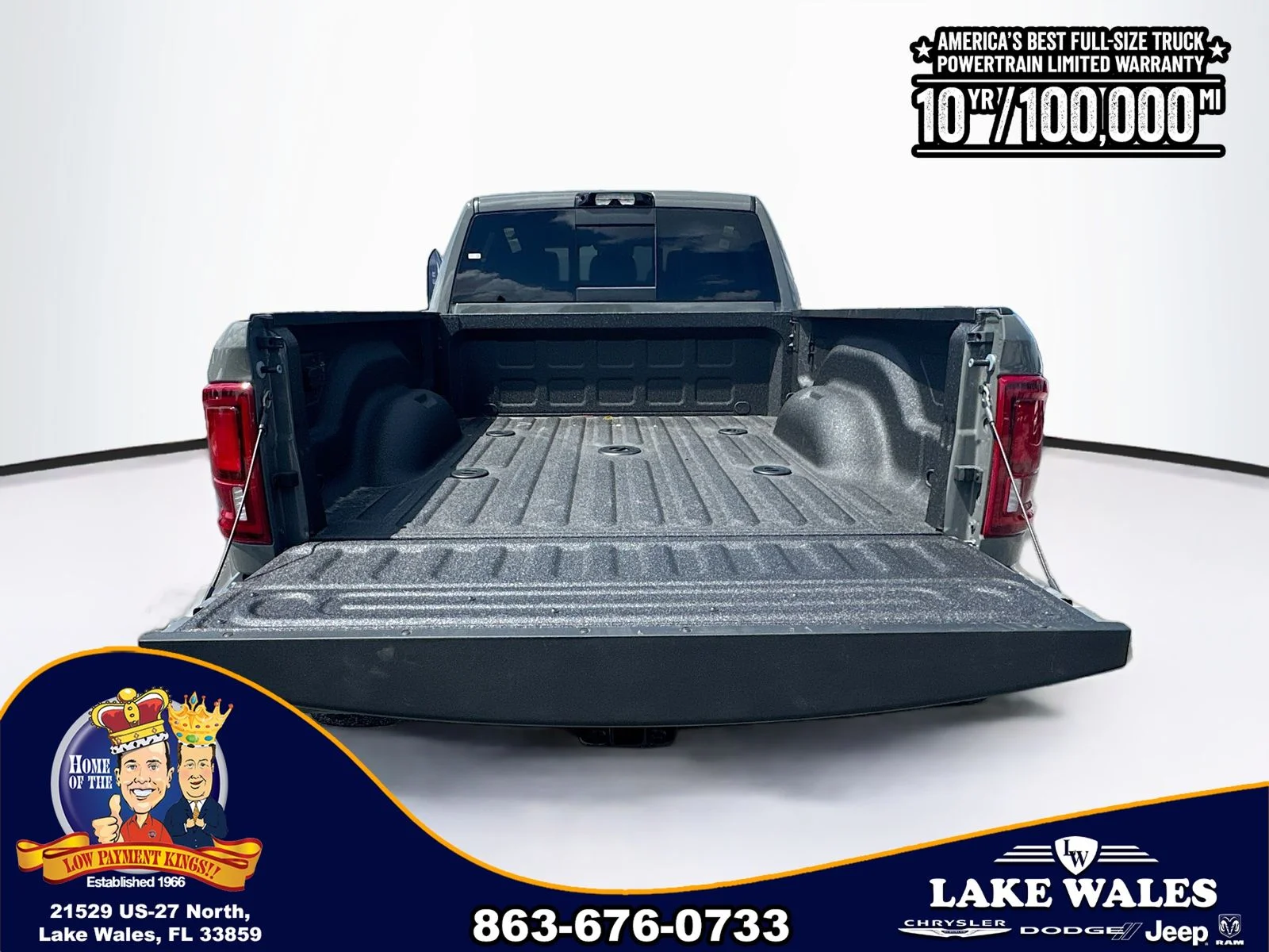 New 2026 Ceramic Gray Clear-Coat Exterior Paint RAM Laramie image 26