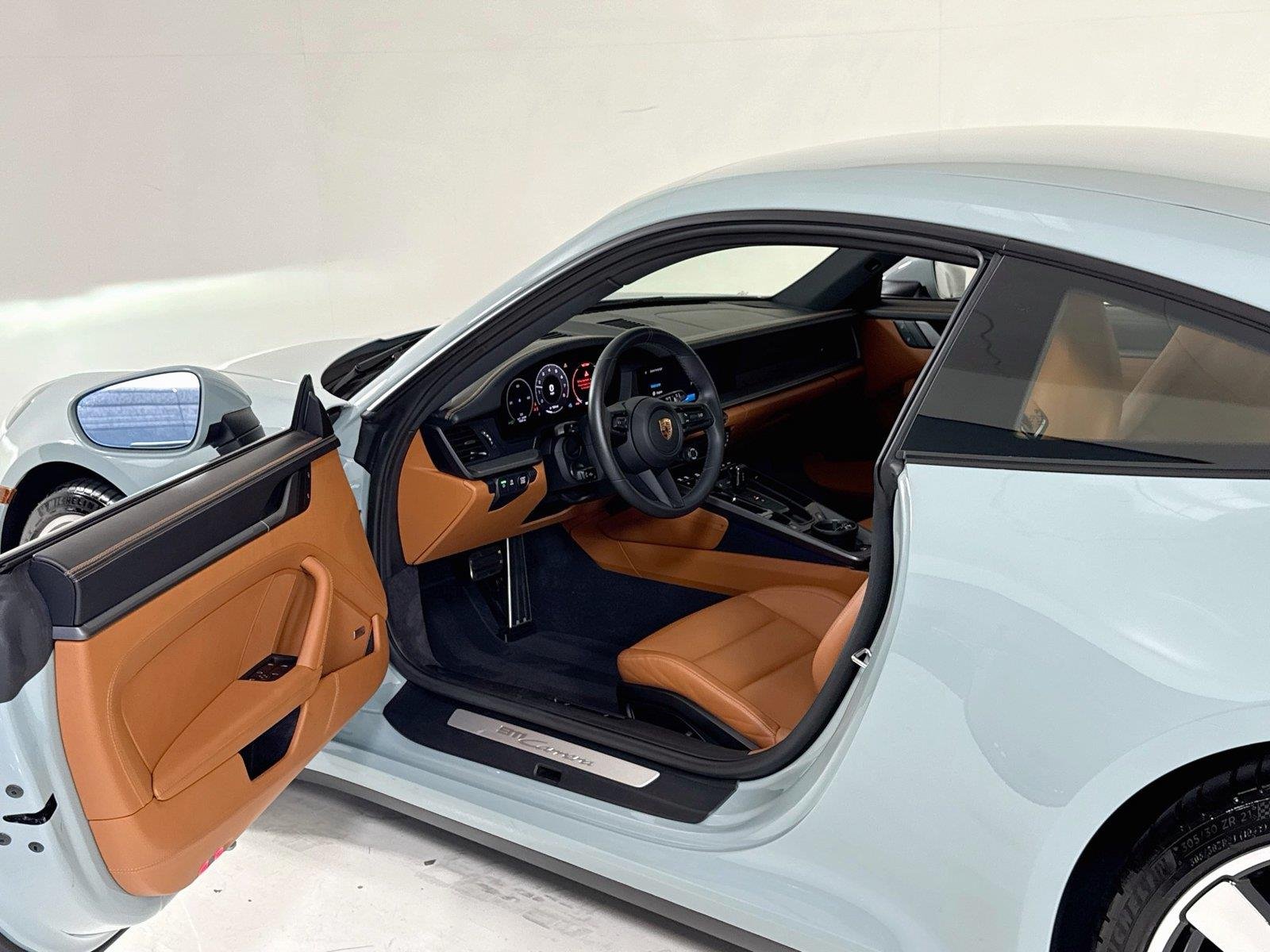 Used 2025 Shade Green Metallic Porsche Carrera | Surround View | Sport Exhaust | BOSE | Classic Wheels image 11