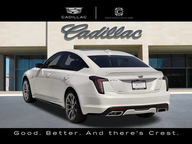 Used 2025 Crystal White Tricoat CADILLAC Sport image 9
