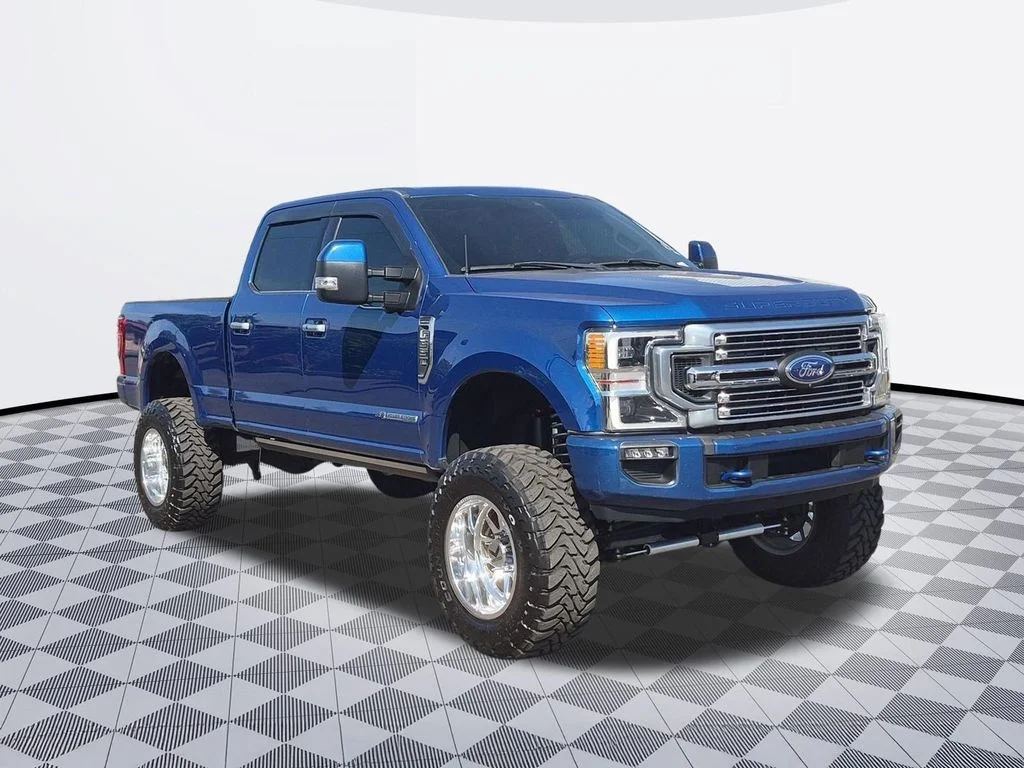Used 2022 Blue Metallic Ford Limited image 7