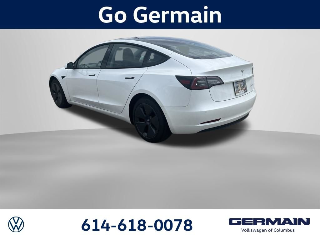 Used 2021 Pearl White Multi-Coat Tesla Long Range image 3