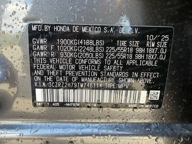 Used 2026 Modern Steel Metallic Honda EX-L image 13