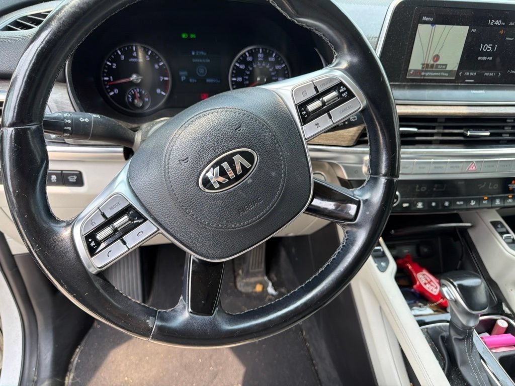 Used 2021 Snow White Pearl Kia EX image 12