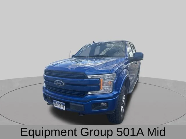 Used 2018 Blue Ford Lariat image 3