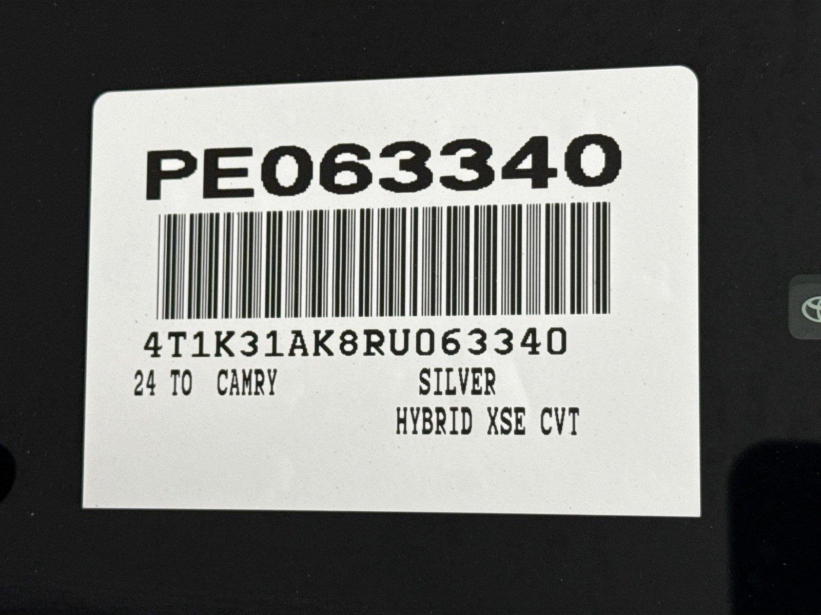 Certified Used 2024 Celestial Silver Metallic Toyota Hybrid XSE image 45