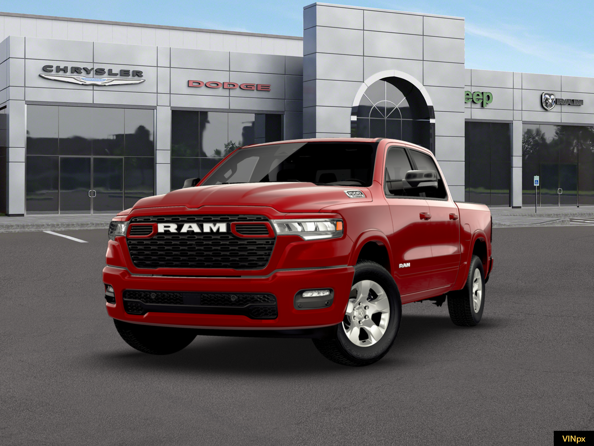 New 2026 Molten Red Pearl-Coat Exterior Paint RAM  image 1