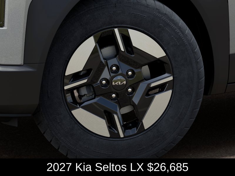 New 2027 Ivory Silver Kia LX image 9