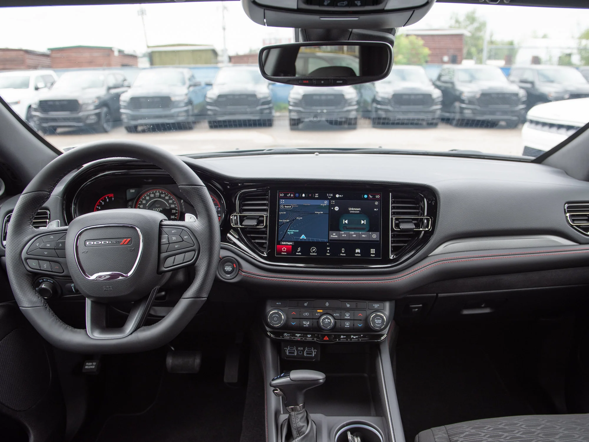 New 2026 Grey Dodge SXT* AWD, Heated Seats/Wheel, Remote Start, Navigation image 10