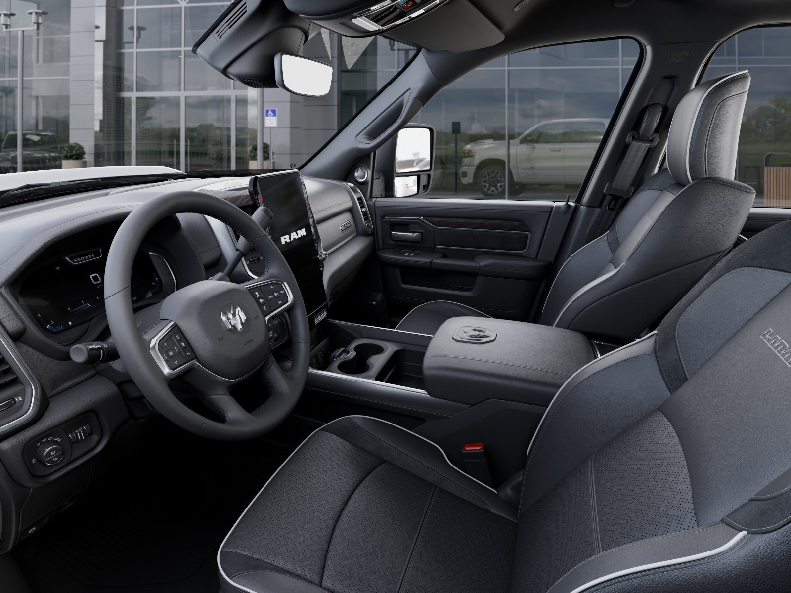 New 2026 Bright White Clear-Coat Exterior Paint RAM Laramie image 22