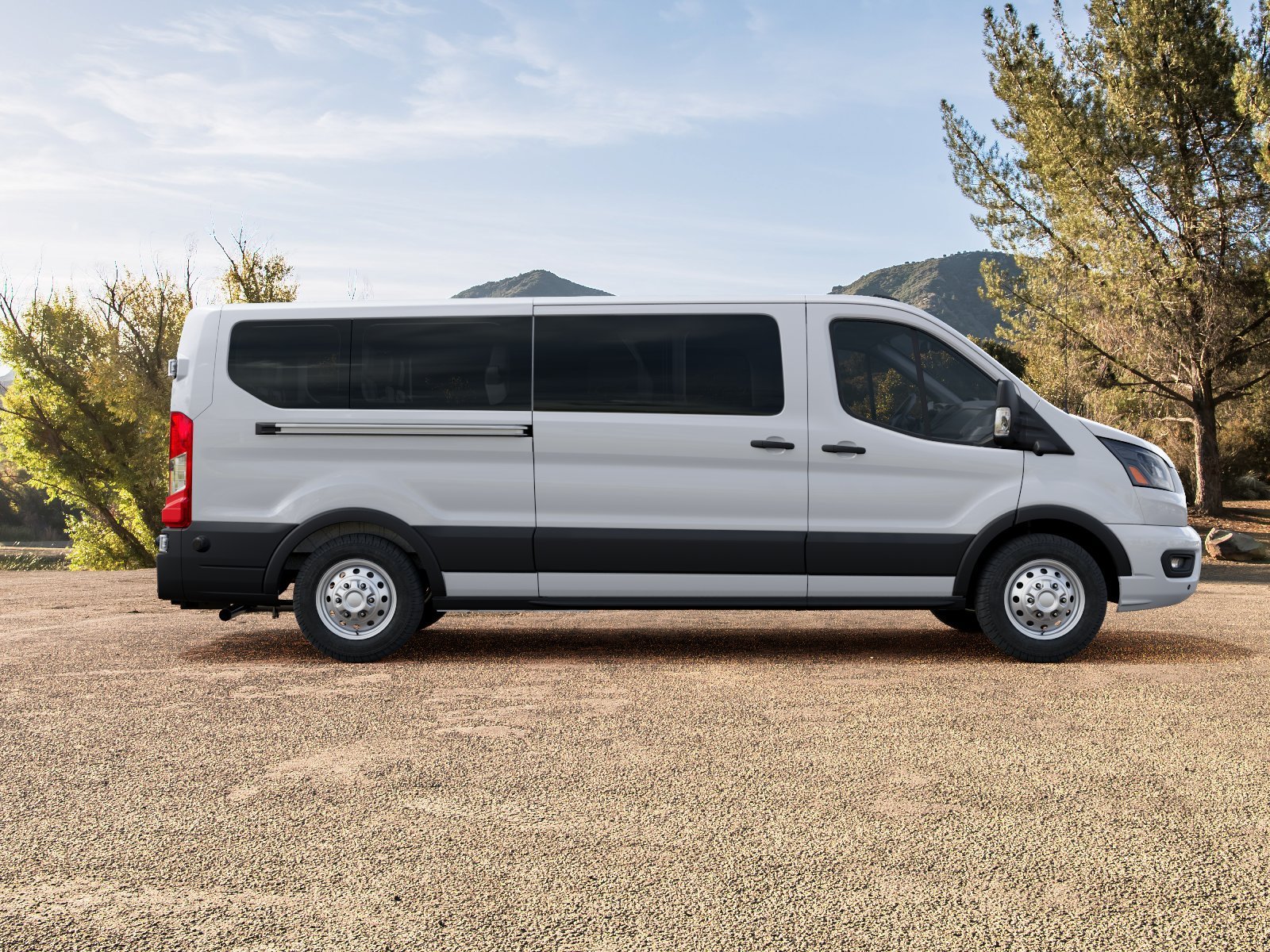 New 2027 Oxford White Ford Passenger Van XLT image 5