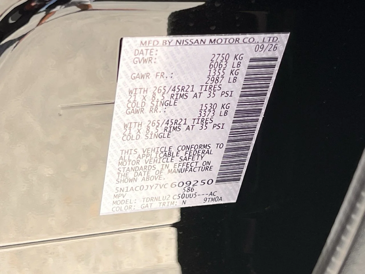 New 2027 MINERAL BLACK INFINITI Autograph AWD image 29