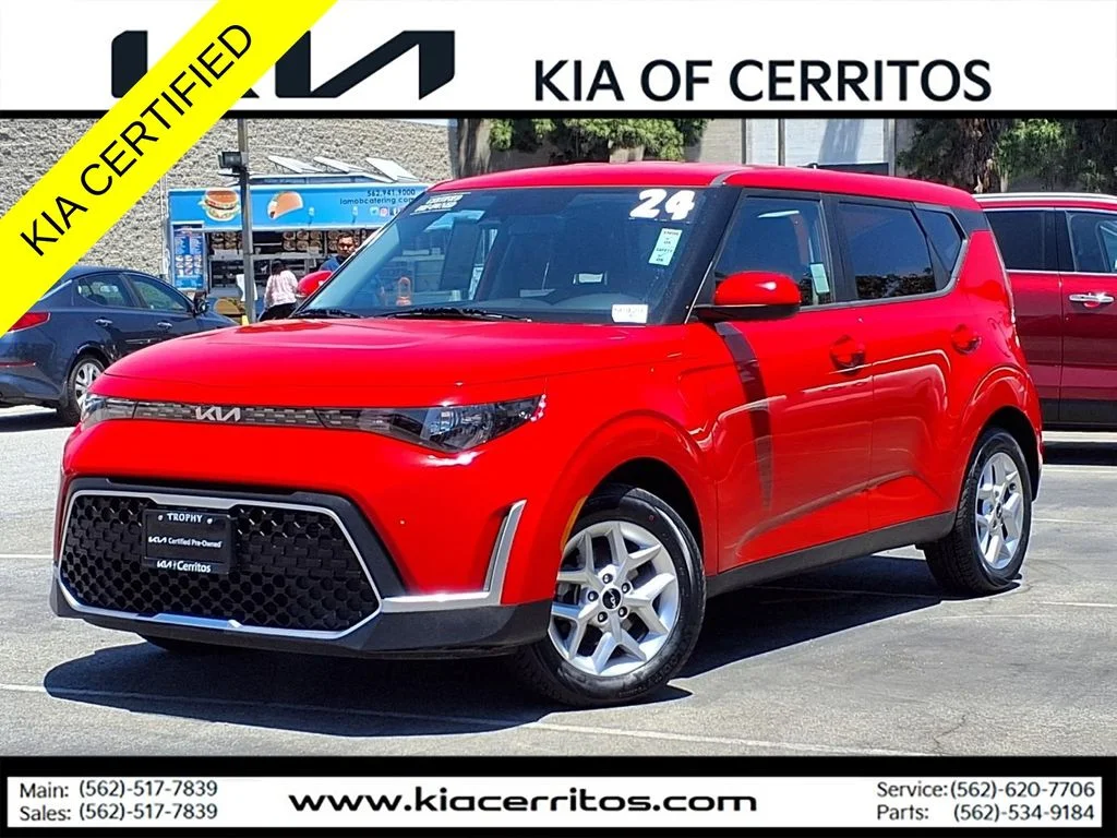 Certified Used 2024 Red Kia LX image 1