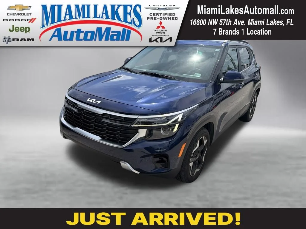 Used 2024 Dark Ocean Blue Kia EX image 1