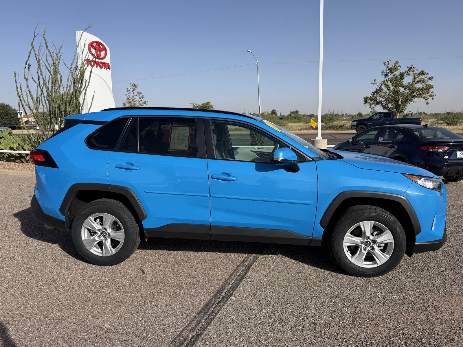 Certified Used 2020 Blue Flame Toyota XLE image 7