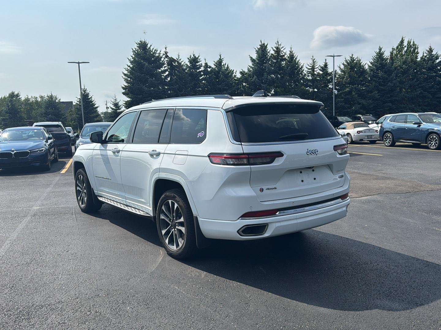Used 2023 Bright White Clearcoat Jeep Overland image 5