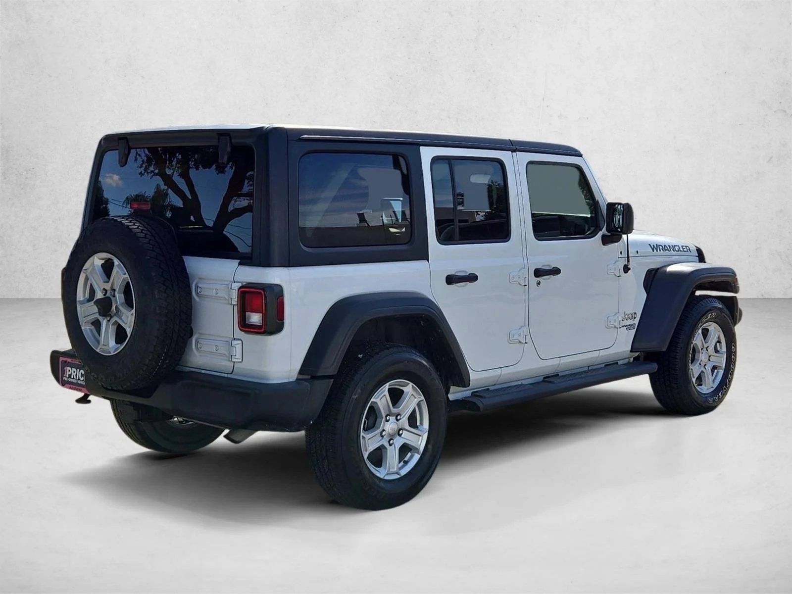 Used 2020 Bright White Clearcoat Jeep Sport S image 5