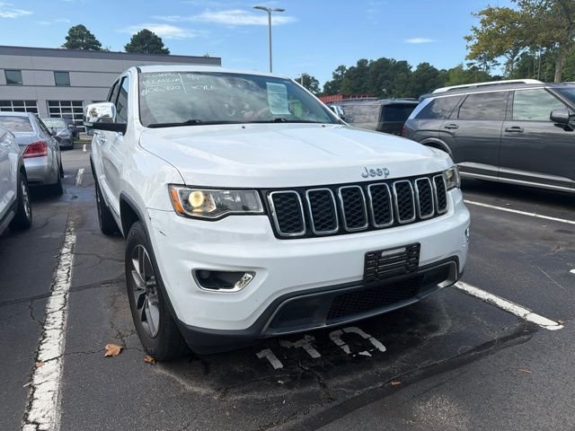 Used 2021 Bright White Clearcoat Jeep Limited image 1