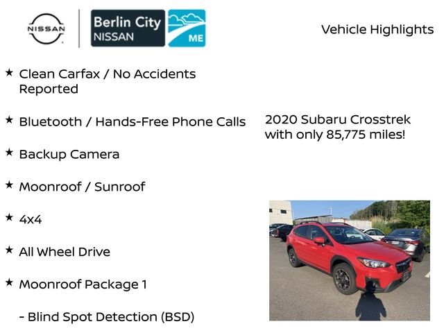 Used 2020 Red Subaru Premium image 2