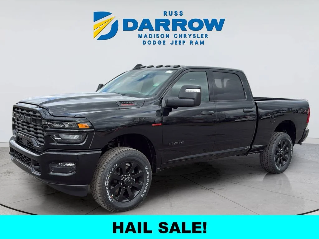 New 2026 Diamond Black Crystal Pearl-Coat Exterior Paint RAM Big Horn image 1