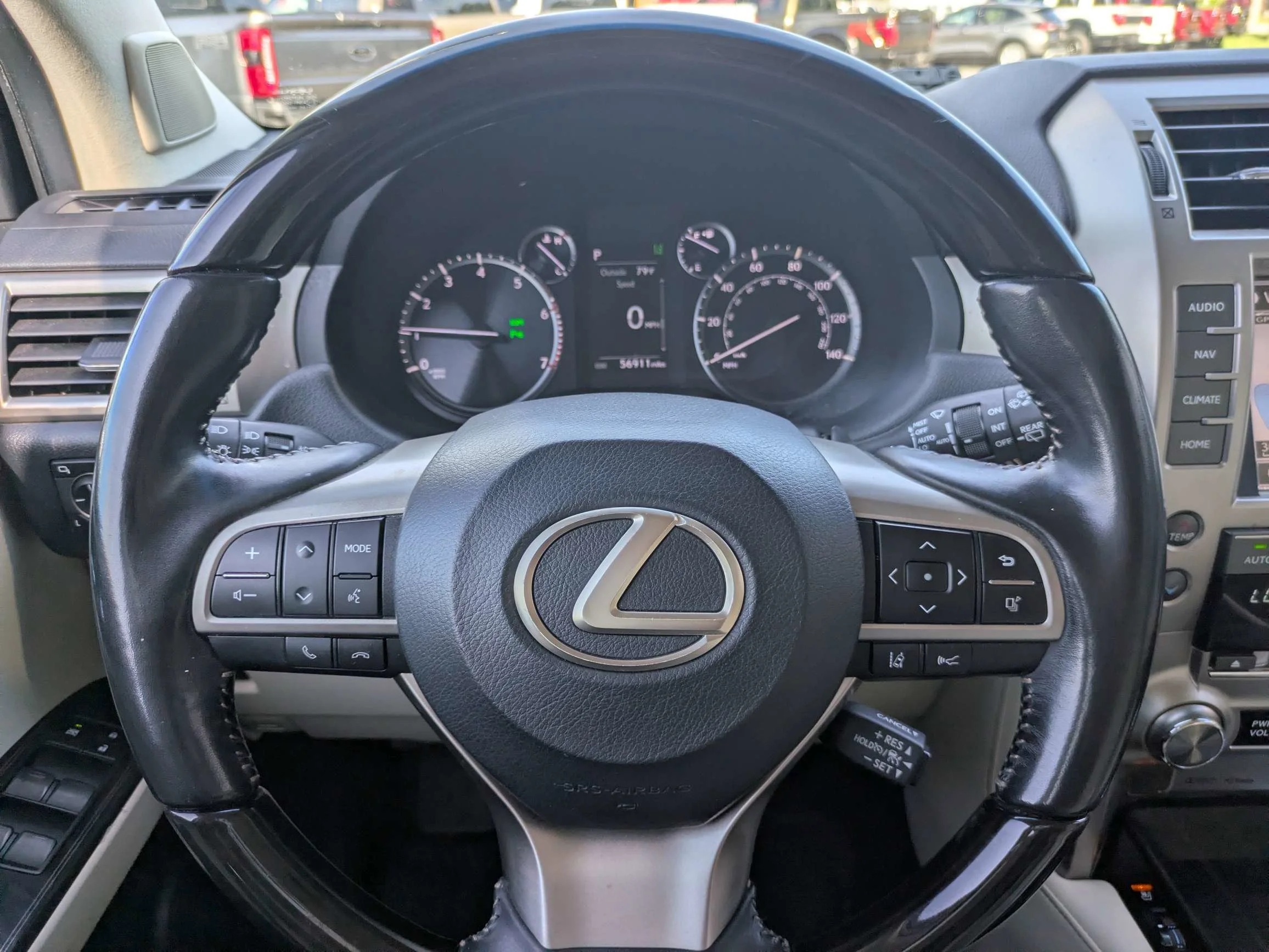 Used 2021 Black Onyx Lexus Premium Pkg w/Leather, Moonroof, Safety + System, & 3rd Row Seat image 28