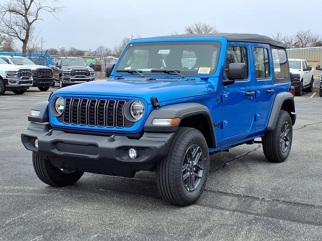 New 2026 Hydro Blue Pearl-Coat Exterior Paint Jeep Sport image 2