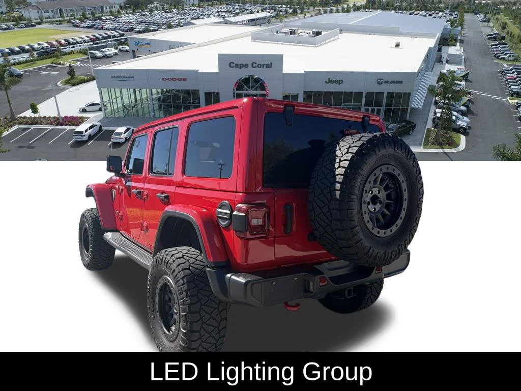 Certified Used 2022 Red Jeep Unlimited Rubicon image 4