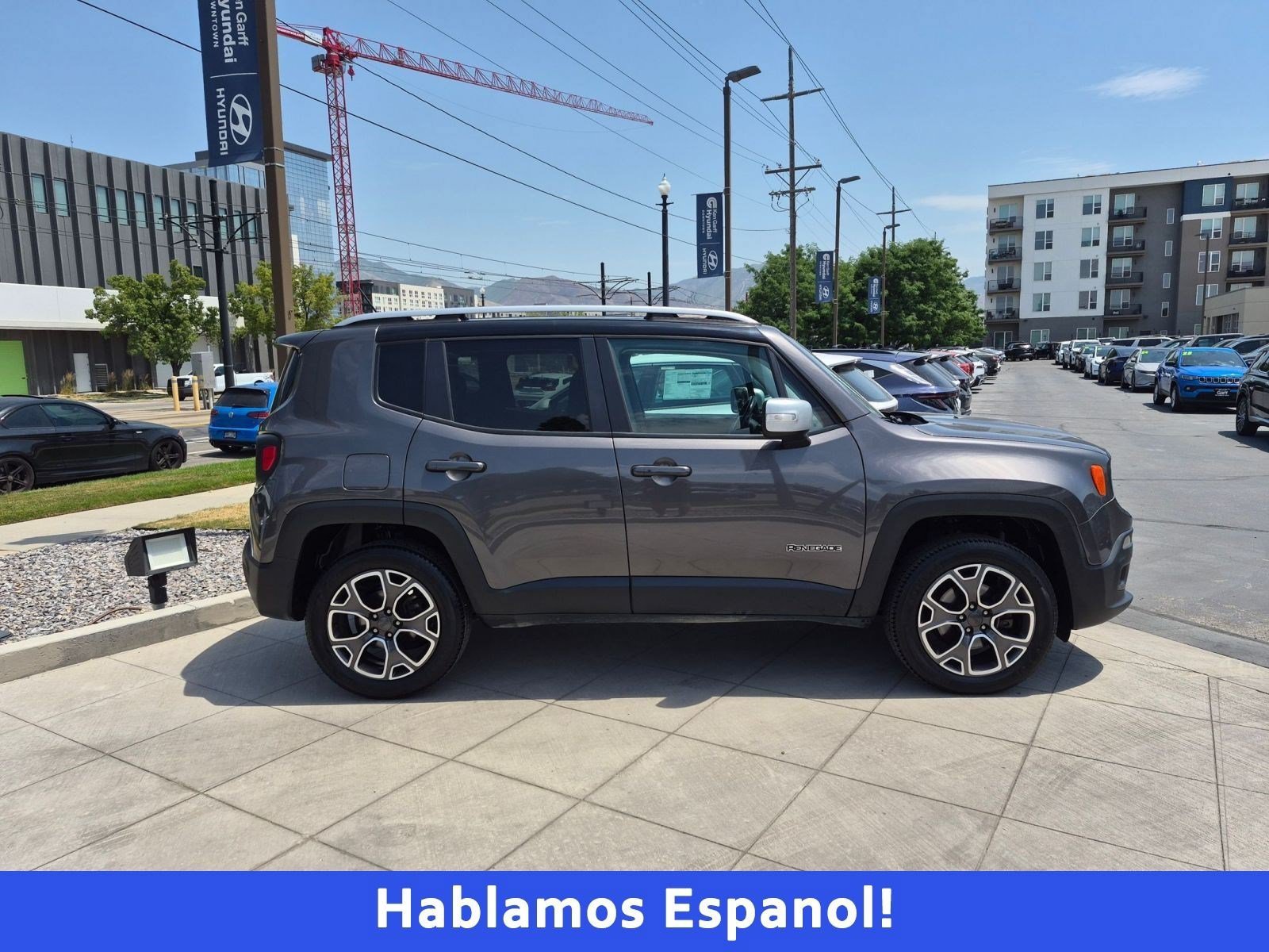 Used 2017 Granite Crystal Metallic Clearcoat Jeep Limited image 2
