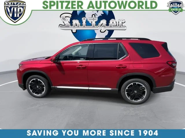 New 2026 Radiant Red Metallic II Honda AWD Touring Blackout image 6