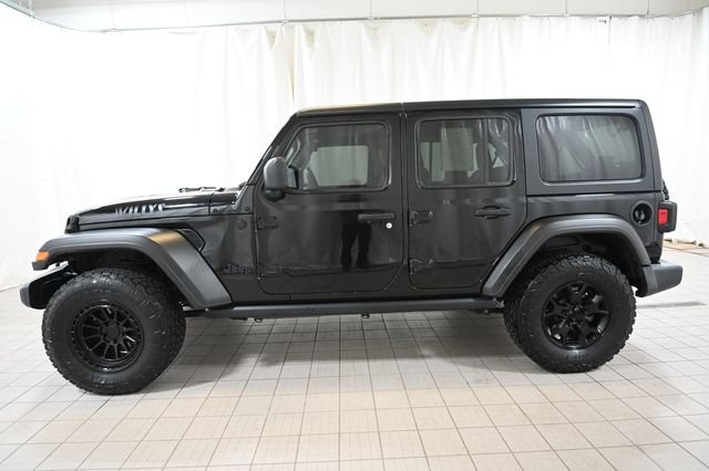 Used 2021 Black Jeep Unlimited Willys image 9