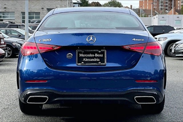 Certified Used 2023 Blue Mercedes-Benz C 300 image 3