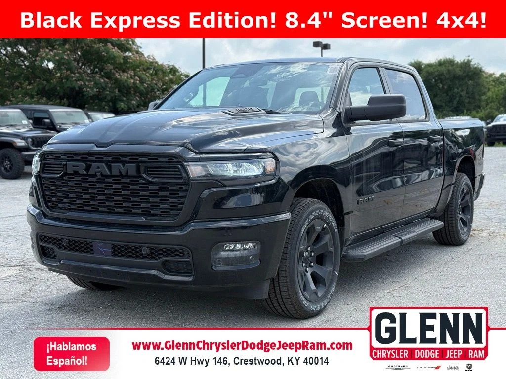 New 2026 Diamond Black Crystal Pearl-Coat Exterior Paint RAM Express image 1