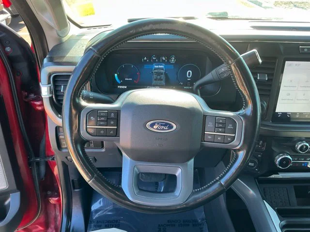 Used 2023 Rapid Red Metallic Tinted Clearcoat Ford Lariat image 37