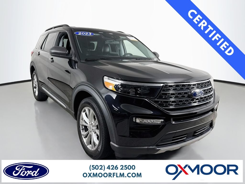 Used 2023 Agate Black Metallic Ford XLT image 1