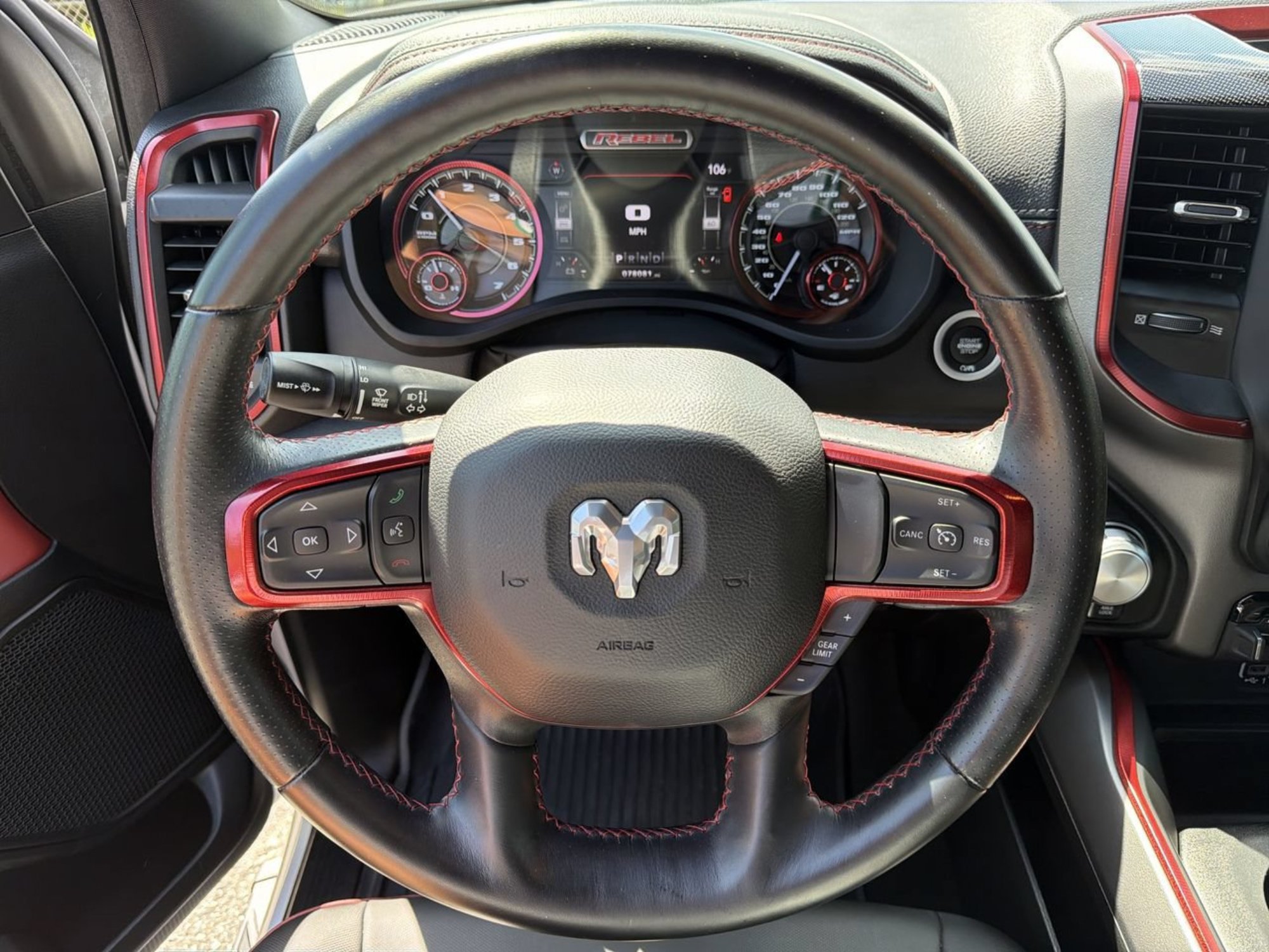 Used 2022 Bright White Clearcoat Ram Rebel image 30