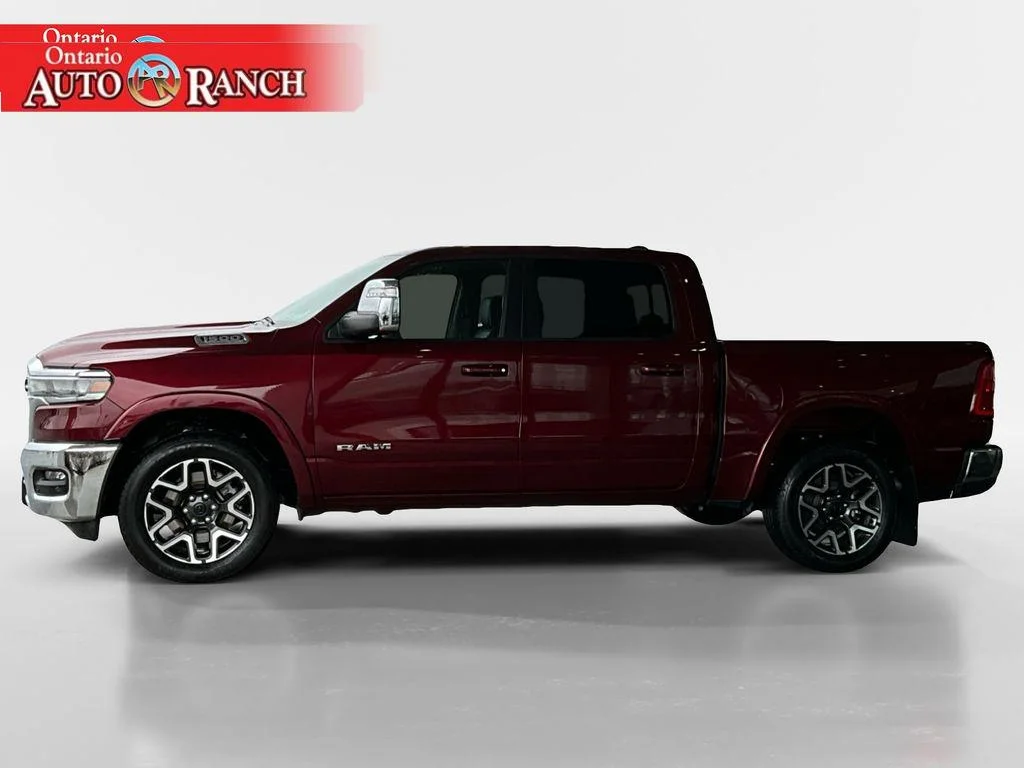 New 2026 Delmonico Red Pearl-Coat Exterior Paint RAM Laramie image 2