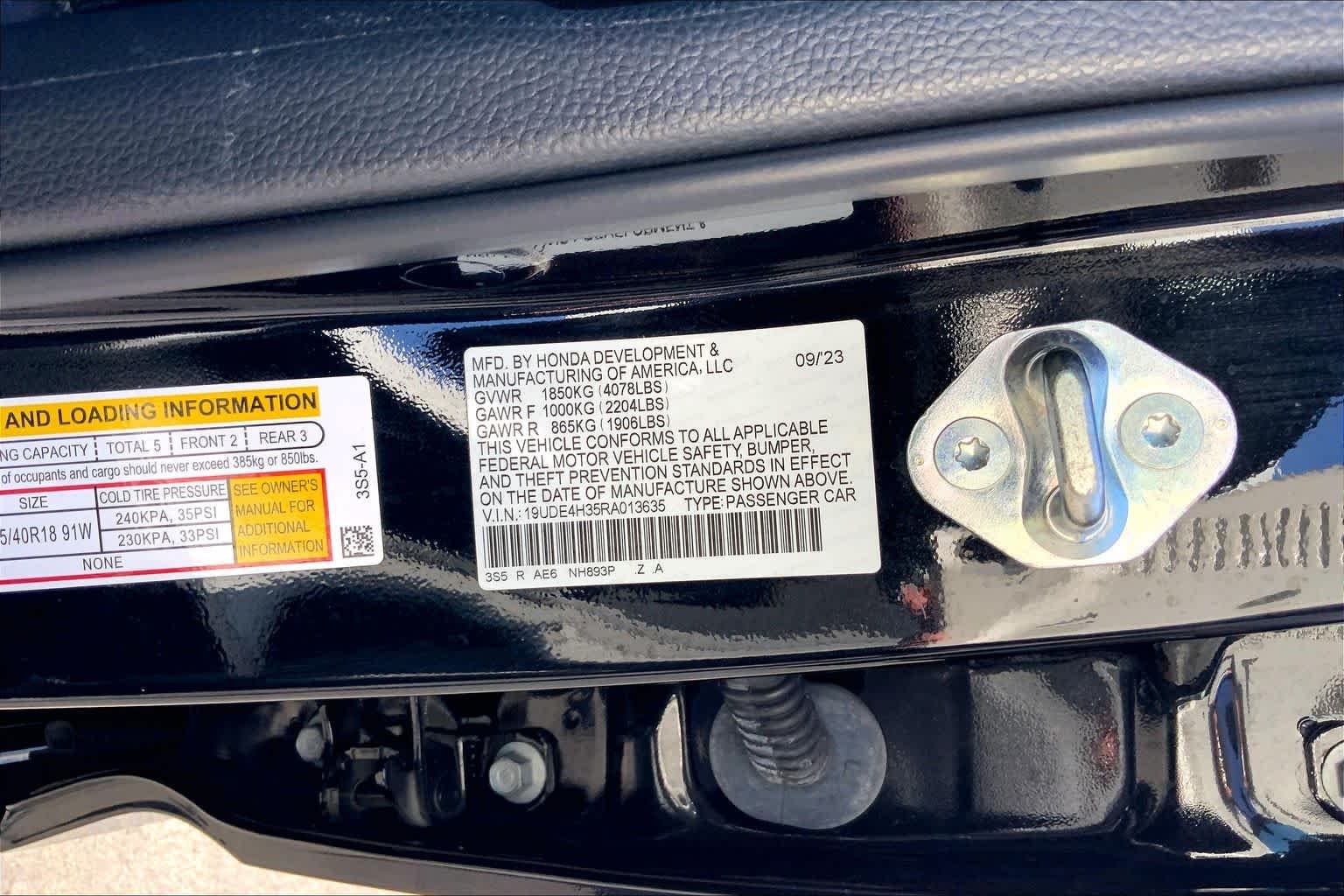 Certified Used 2024 Majestic Black Pearl Acura w/A-Spec Package image 36