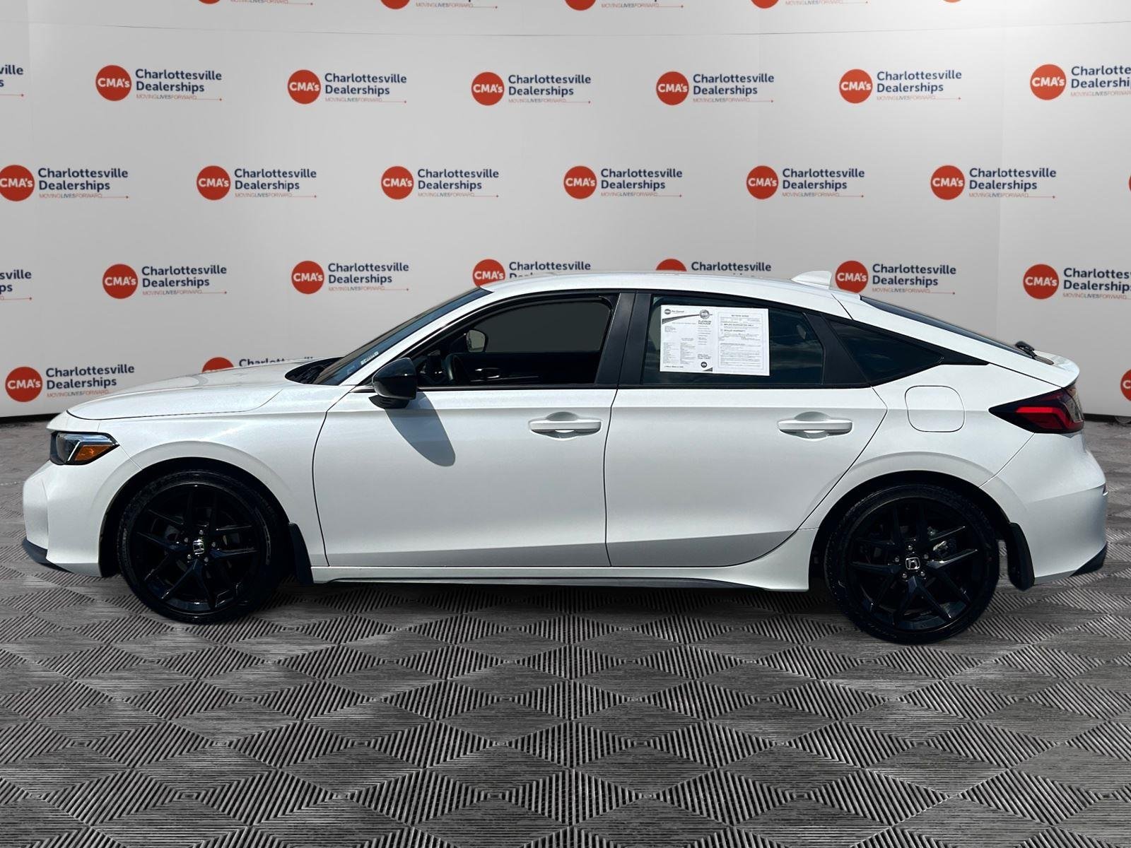 Used 2025 Platinum White Pearl Honda Sport image 2
