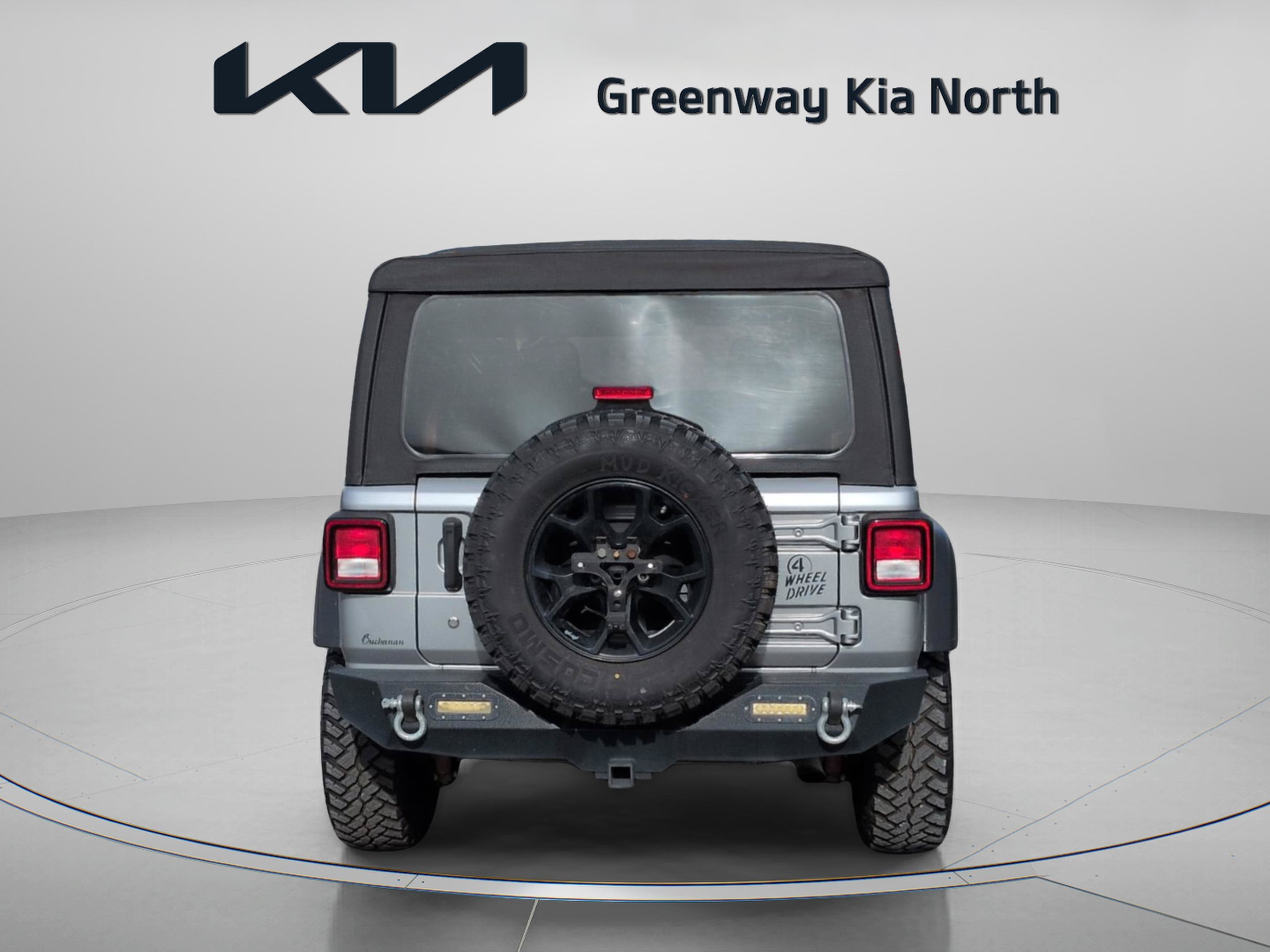 Used 2021 Billet Silver Metallic Clearcoat Jeep Unlimited Willys image 6