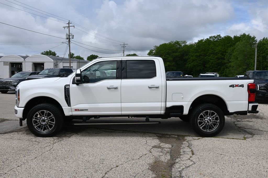 Used 2024 White Metallic Ford Limited image 4