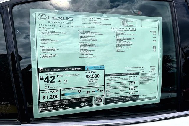 New 2026 Ultra White Lexus 300h Premium image 14