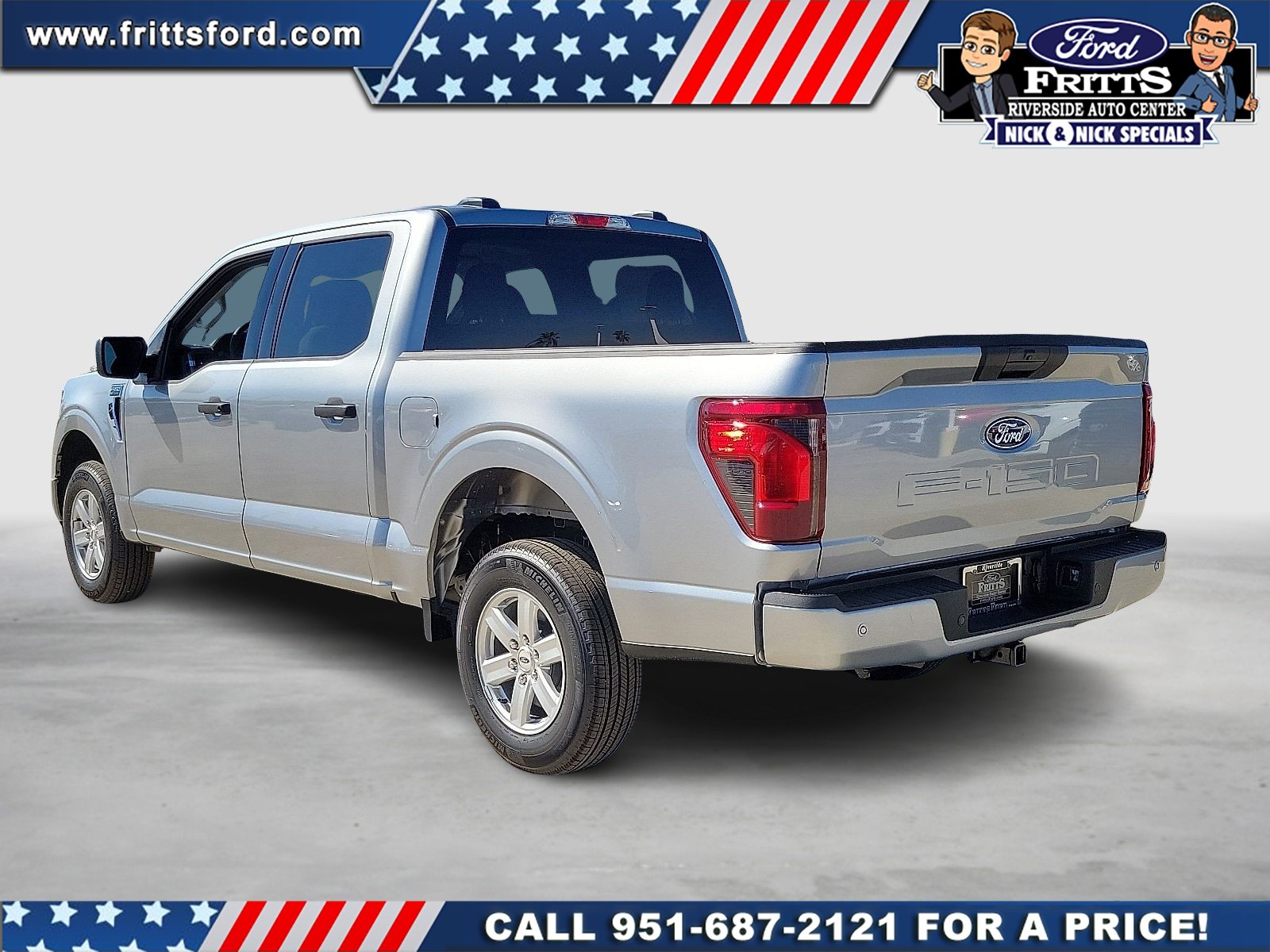 New 2026 Iconic Silver Metallic Ford XLT image 2