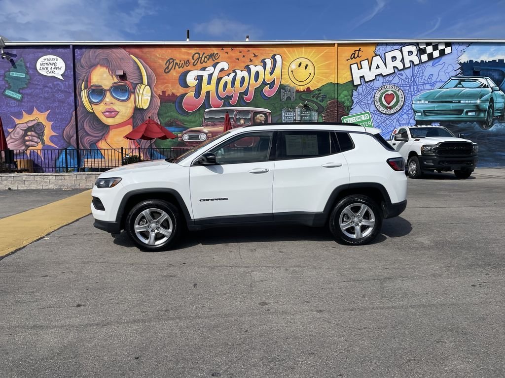Used 2024 Jeep Compass Latitude with VIN 3C4NJDBN5RT605019 for sale in Worcester, MA