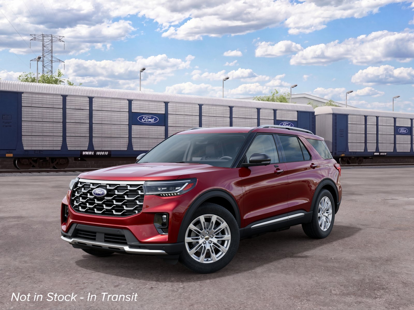New 2027 Ruby Red Metallic Tinted Clearcoat Ford Platinum™ image 2