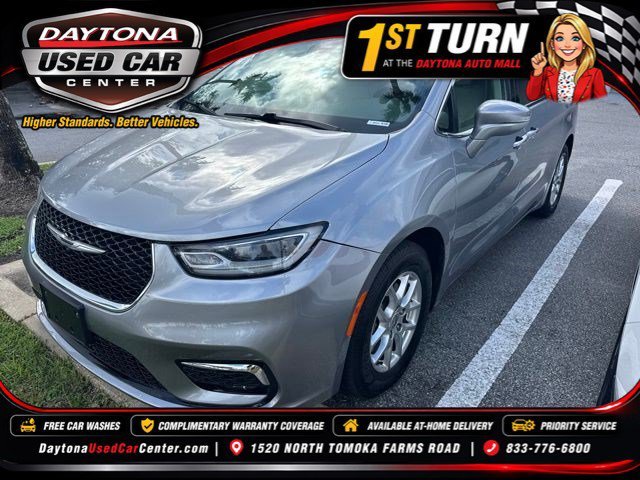 Used 2021 Billet Silver Metallic Chrysler Touring L image 1