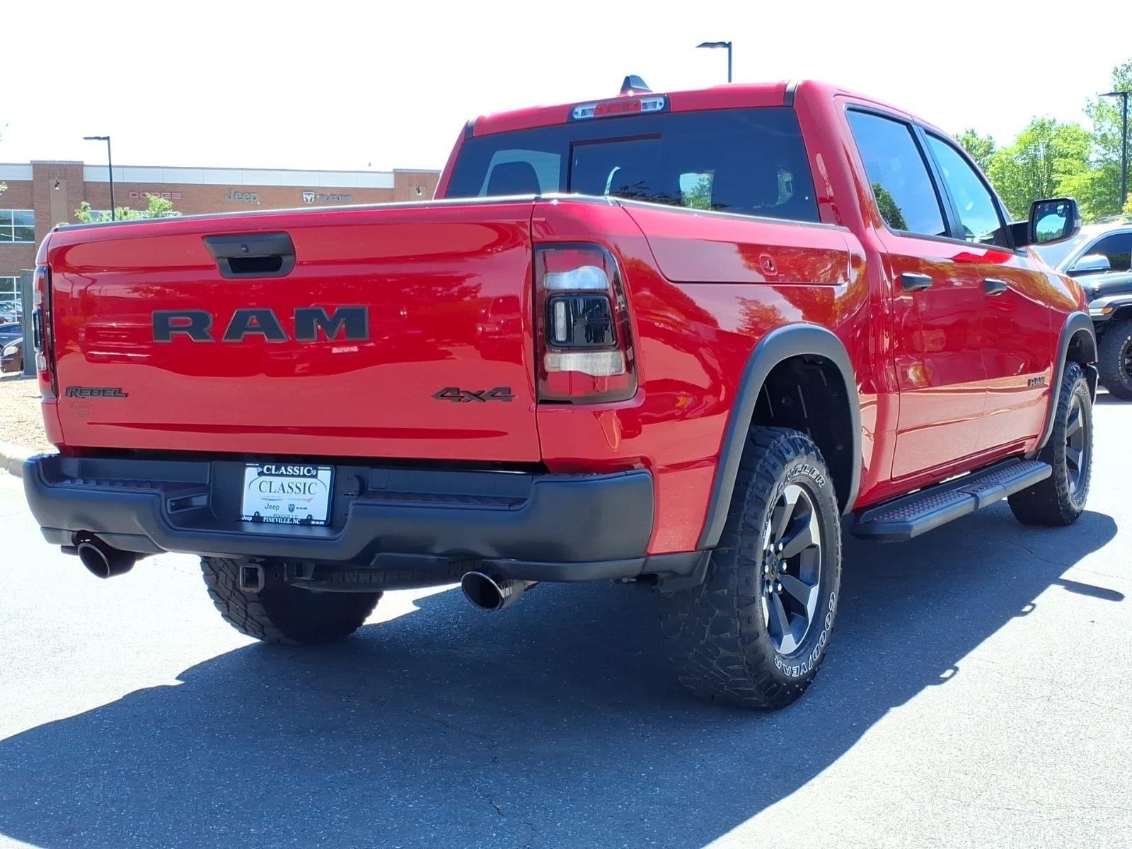 Used 2023 Flame Red Clearcoat Ram Rebel image 2