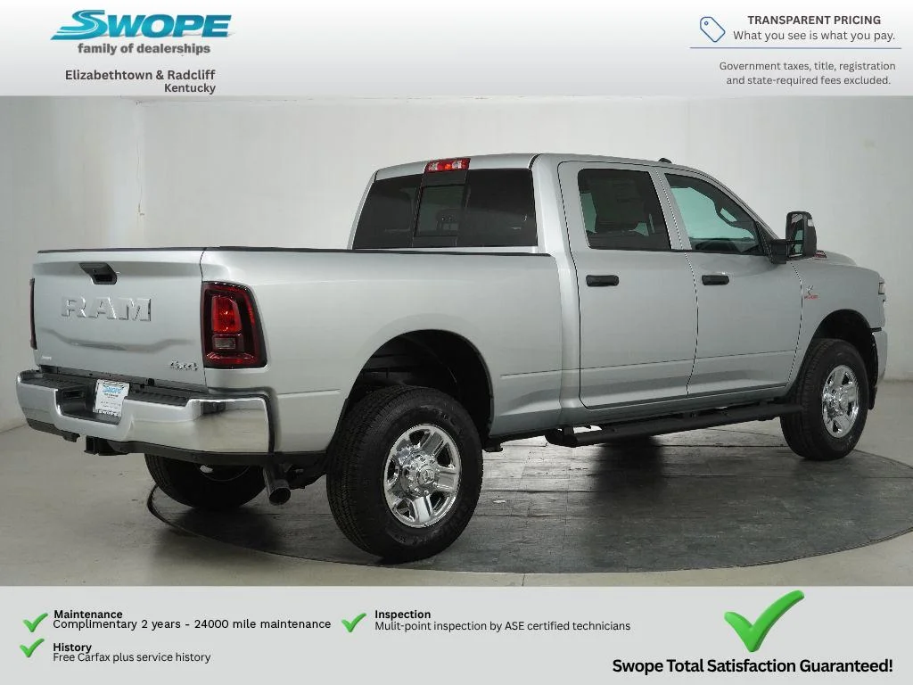 New 2026 Silver-Zynith Exterior Paint RAM Tradesman image 3